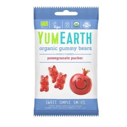 YUMEARTH Jeleu organic de rodie 50gr — preț și oferte