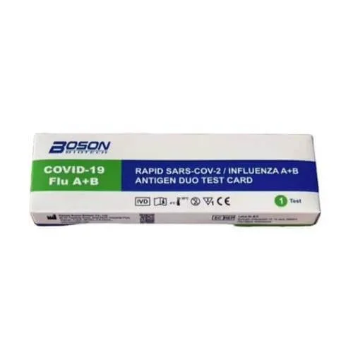 BOSON Biotech - Test rapid nazal dublu pentru COVID-19 și virusul gripal (tipuri A și B) — preț și oferte