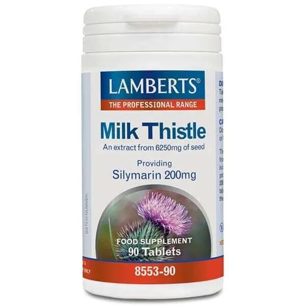 LAMBERTS Milk Thristle - Ciulin de lapte 6250mg 90 Capsule — preț și oferte