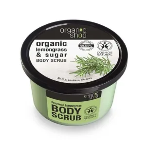 ORGANIC SHOP Body Scrub Provancal Lemongrass Body Scrub cu Lemongrass și zahăr 250ml