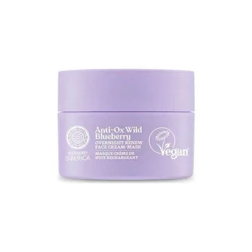 BLUEBERRY SIBERICA Anti-Ox Mască de reînnoire de noapte cu afine sălbatice pentru toate tipurile de piele 50ml — preț și oferte