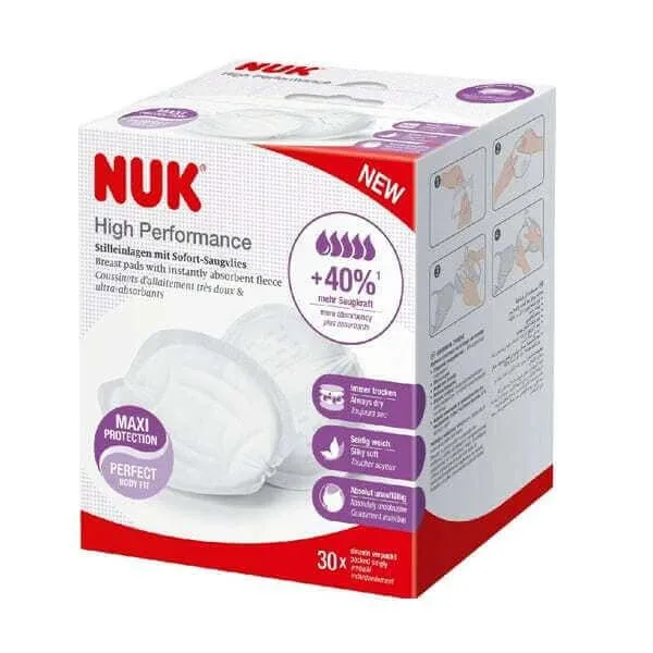NUK Pernuțe de sân de înaltă performanță 30 buc. — preț și oferte