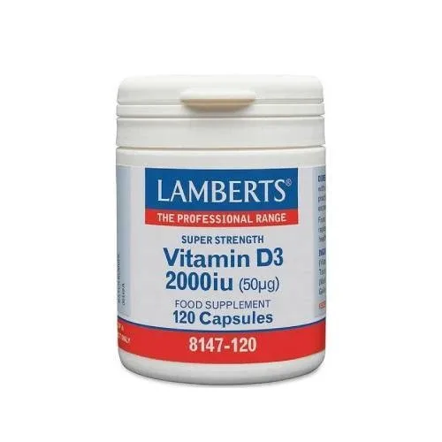 LAMBERTS Vitamina D3 1000iu (25μg) 120 Capsule — preț și oferte