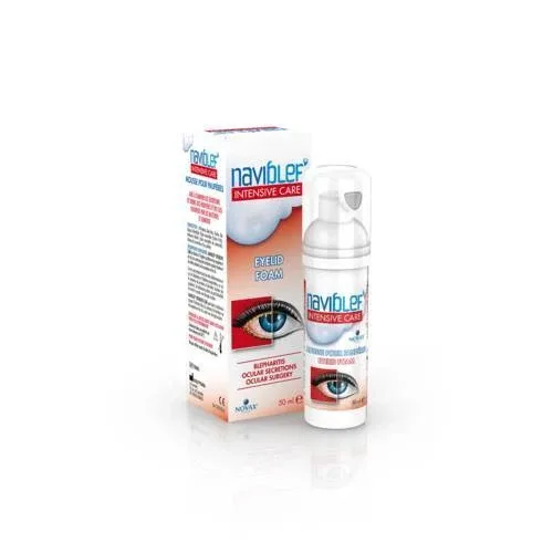 NOVAX PHARMA Naviblef Spumă de îngrijire intensivă a pleoapelor pentru gene 50ml — preț și oferte