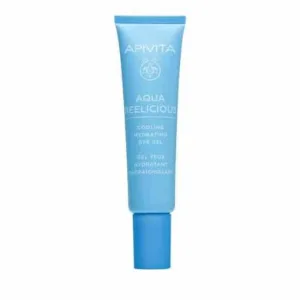 APIVITA Aqua Beelicious Light 24-hour Eye Gel cu acid hialuronic pentru hidratare și cercuri întunecate 15ml