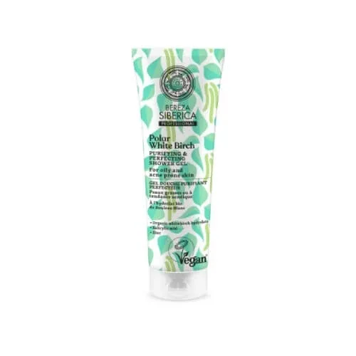 BEREZA SIBERICA Polar White Birch Gel de duș de curățare și protecție pentru pielea grasă și acneică 200ml — preț și oferte