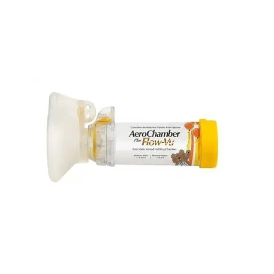 TRUDELL Aerochamber Plus Aerochamber rezistiv cu indice de inhalare Flow-Vu Copii cu mască — preț și oferte