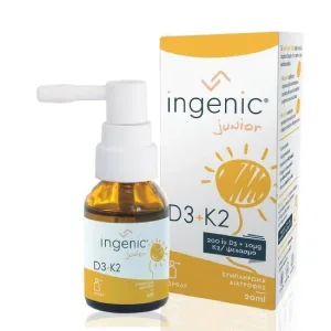 INGENIC Junior D3+K2 Supliment nutrițional în formă de spray 20ml