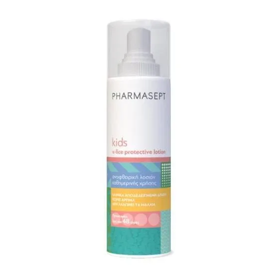 PHARMASEPT Kids X-Lice Protective Lotion Loțiune anti-lice pentru copii fără parfum 100ml — preț și oferte