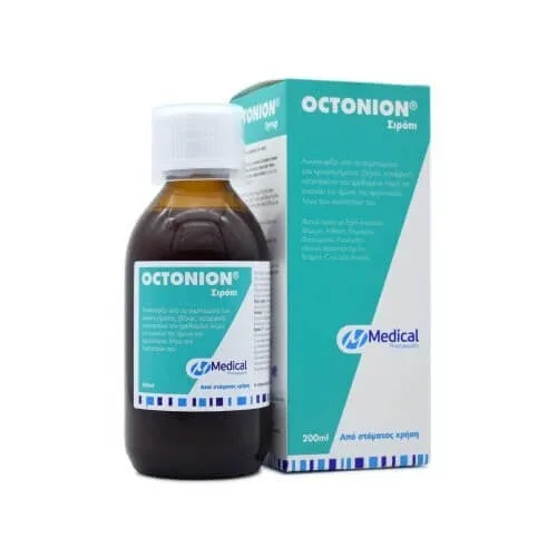 MEDICAL PHARMAQUALITY Octonion sirop pe bază de plante pentru tratamentul tusei și răcelii pentru adulți 200ml — preț și oferte