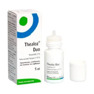 THEA Thealoz Duo Gel Picături oculare lubrifiante cu acid hialuronic pentru ochi uscați 5ml