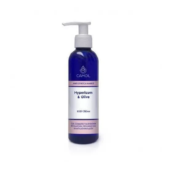 CAMOIL Hypericum & Olive Anti Stretch Marks Body Cream Cremă de corp pentru vergeturi 200ml — preț și oferte