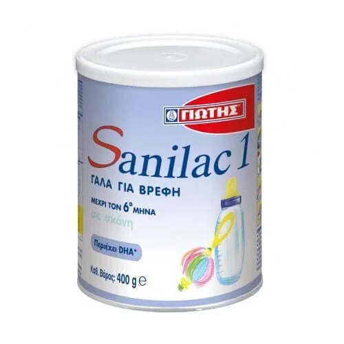 JOTIS Sanilac 1 Lapte pentru sugari în pulbere 400gr — preț și oferte