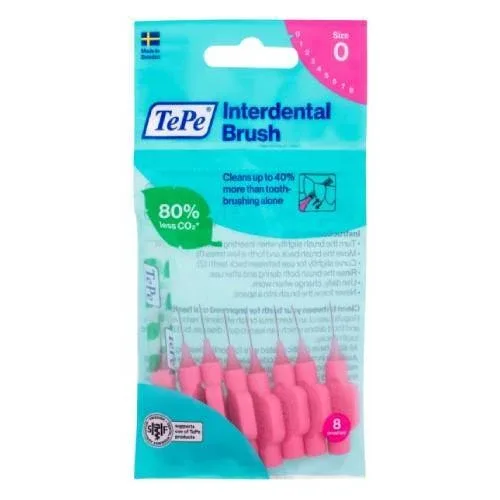 TEPE Perii intermediare 0,4MM Fuchsia 8 buc. — preț și oferte