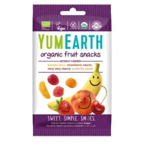YUMEARTH Snacks-uri cu fructe organice 50gr