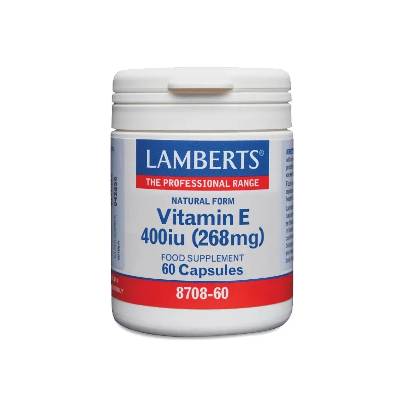 LAMBERTS Formă naturală Vitamina E 400iu (268mg) 60 Capsule — preț și oferte
