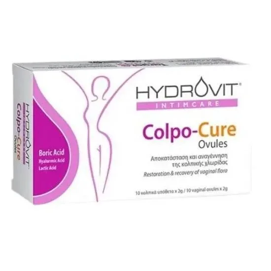 HYDROVIT Intimcare Colpo-Cure Ovule Supozitoare vaginale 10 x 2gr — preț și oferte