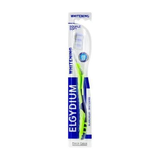 ELGYDIUM albire periuță de dinți moale 1pc — preț și oferte