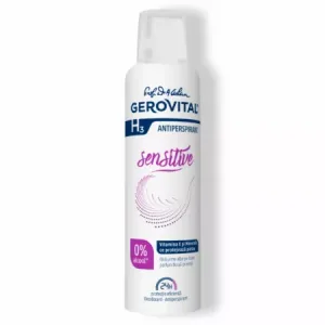 Deodorant Antiperspirant H3 Sensitive Gerovital, Farmec | 150 ml