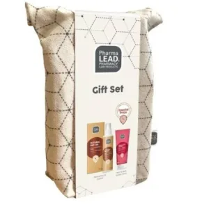 Set cadou PHARMALEAD Ulei uscat pentru față, păr și corp 125ml + Sorbet delicat pentru mâini și corp 75ml + valiză
