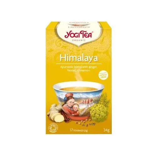 YOGI TEA Himalaya Organic Herbal Tea for Harmony of Spirit 17 pliculețe 30.6gr — preț și oferte