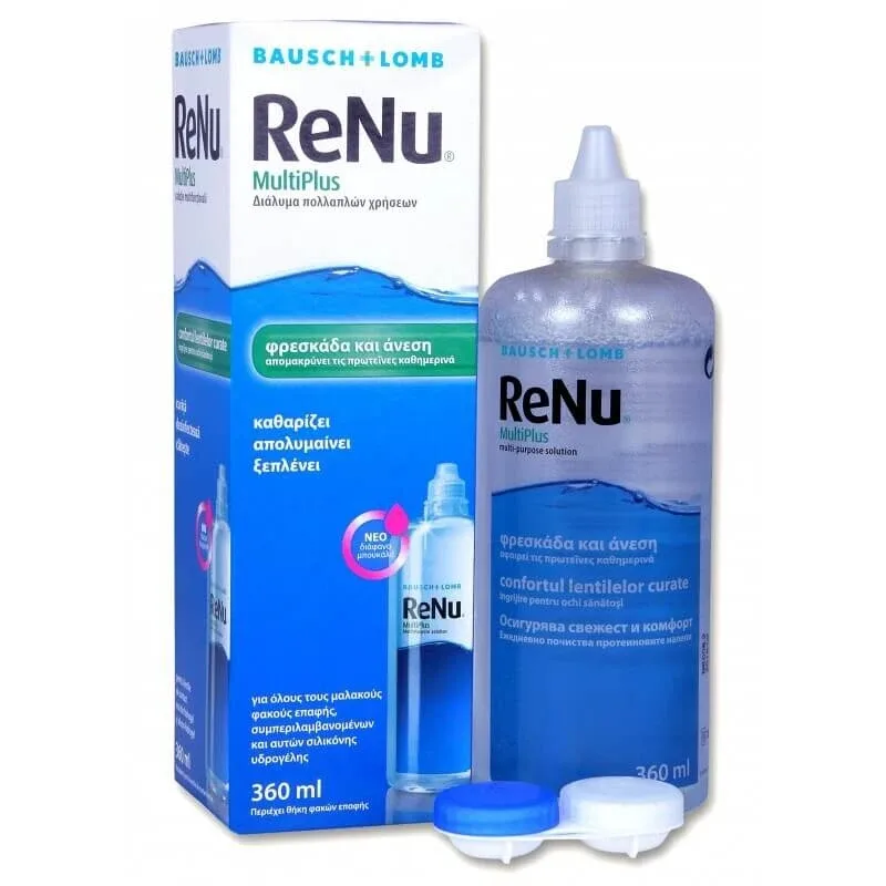 BAUSCH & LOMB Renu Multiplus Soluție pentru curățarea lentilelor de contact 360ml — preț și oferte