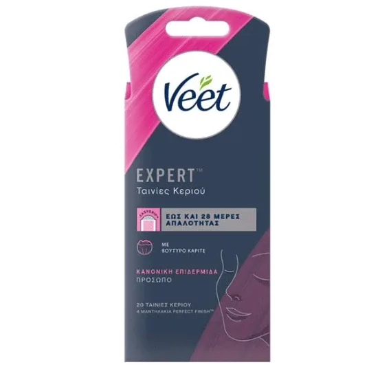 VEET Ceară rece pentru îndepărtarea părului facial 20 buc — preț și oferte