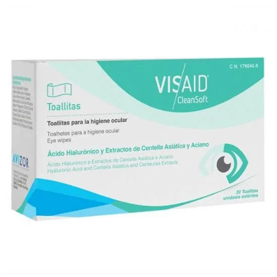 AVIZOR Visaid CleanSoft Wipes Șervețele pentru curățarea zonei perioculare 20 buc. — preț și oferte