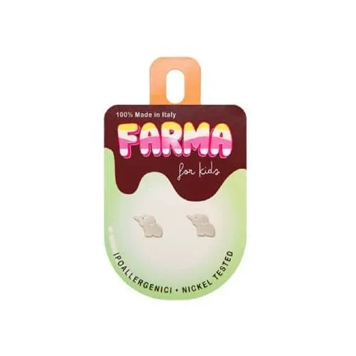 FARMA BIJOUX Hipoalergenic Cercei pentru copii Cercei elefant argint 8mm — preț și oferte