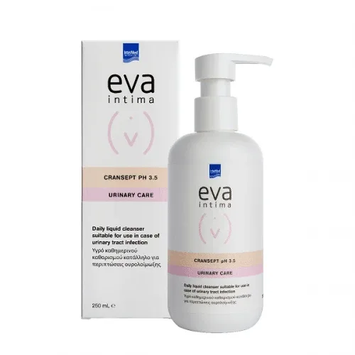 INTERMED Eva Intima Cransept Lichid de curățare zilnică pentru zona sensibilă pH 3.5 250ml — preț și oferte