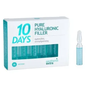 PANTHENOL Extra 10 Days Pure Hyaluronic Filler Anti-Aging Face Serum cu acid hialuronic 10x2ml