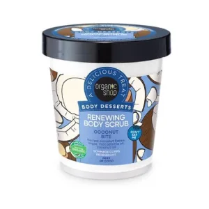 ORGANIC SHOP Body Desserts Coconut Bite Exfoliant pentru reînnoirea corpului 450ml