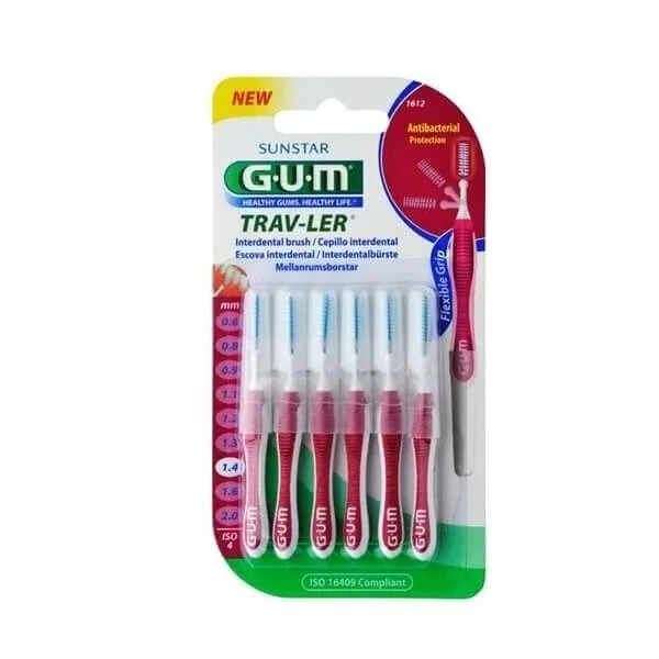 GUM 1612 Trav-Ler Perii interdentare 1.4mmx6 — preț și oferte