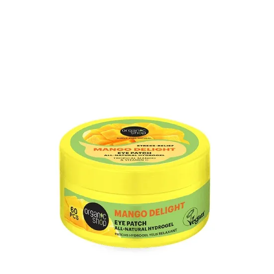 Plasturi pentru ochi NATURA SIBERICA Organic Shop cu Mango Delight pentru ameliorarea stresului, 60 buc — preț și oferte