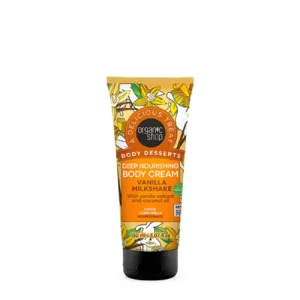ORGANIC SHOP Body Desserts Vanilla Milkshake Cremă de corp hrănitoare Vanilla Milkshake 150ml