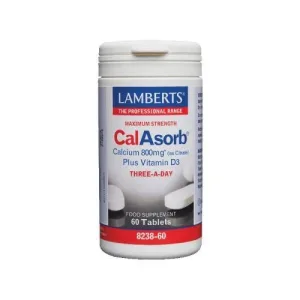 LAMBERTS CalAsorb Calcium 800mg 60 comprimate