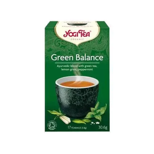 YOGI TEA Green Balance Organic Tea pentru susținerea sistemului imunitar 17 pliculețe 30.6gr — preț și oferte