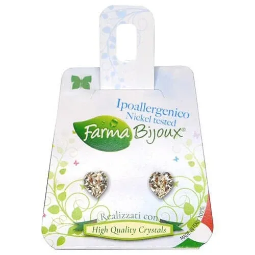 FARMA BIJOUX Hipoalergenic Cercei Cristale Inimi cu cristale Swarovski® 6mm — preț și oferte