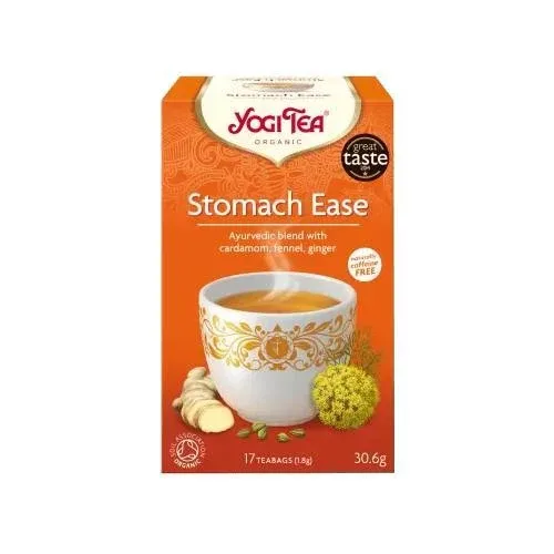 YOGI TEA Stomach Ease Ceai organic pentru digestie 17 pliculețe 30.6g — preț și oferte