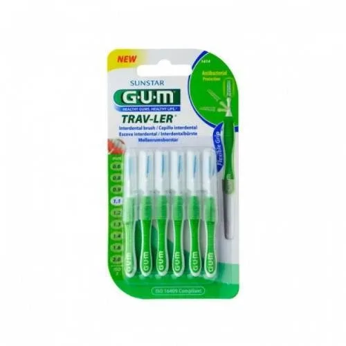 GUM 1414 Trav-Ler Perii mediale conice 1.1mmx6 — preț și oferte