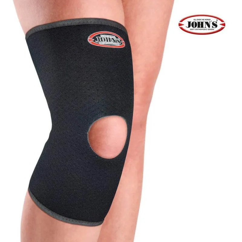 Genunchiieră JOHNS Basic II cu orificiu din neopren Negru 120145 — preț și oferte