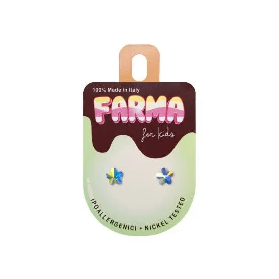 FARMA BIJOUX Cercei hipoalergenici pentru copii Flori de cristal 5mm — preț și oferte