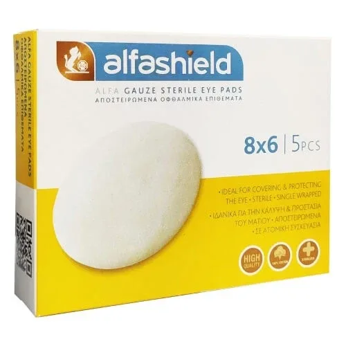 ALFASHIELD Alfa Gauze Pads sterile pentru ochi Pads sterile pentru ochi 6 x 8cm 5 buc. — preț și oferte