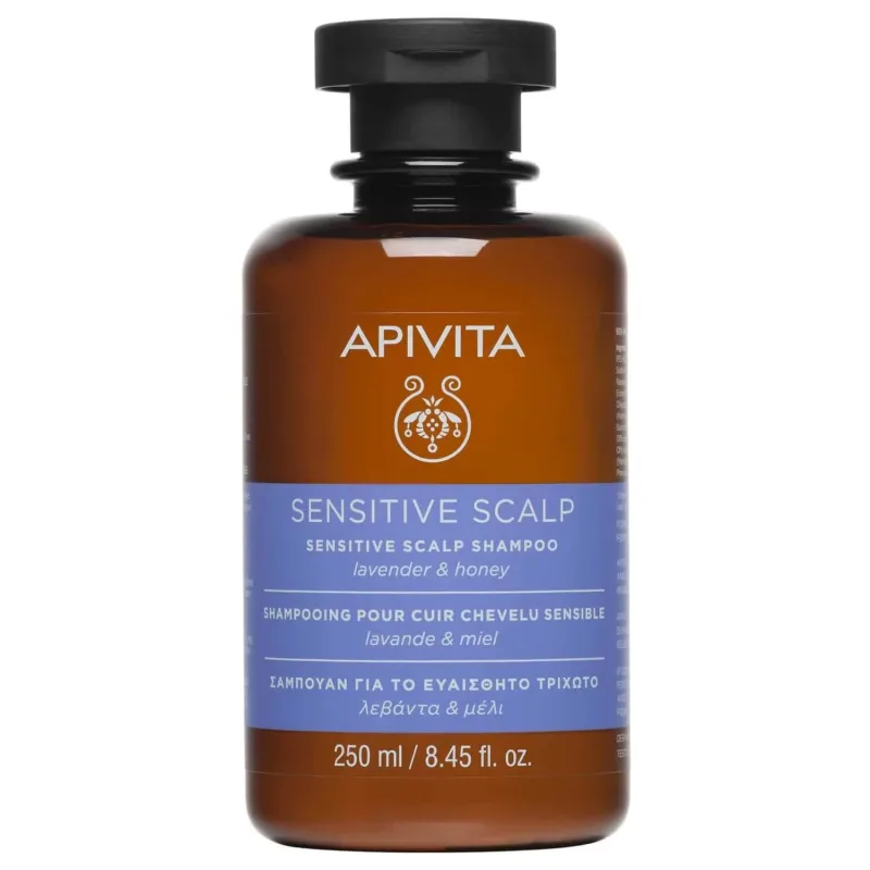 APIVITA Șampon pentru păr sensibil cu lavandă și miere 250ml — preț și oferte