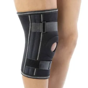 ANATOMIC HELP 0022 Genunchieră cu plăci spiralate Negru XLarge