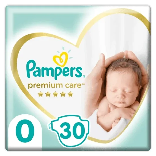 PAMPERS Premium Care Micro mărimea 0 [<3kg] 30 scutece — preț și oferte