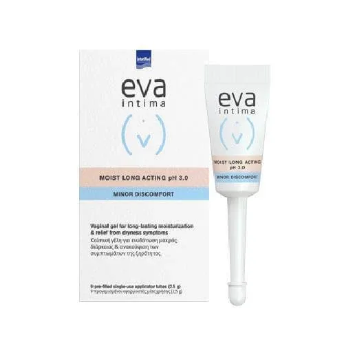 INTERMED Eva Intima Minor Discomfort Moist Long Acting Long Acting Vaginal Moisturizing Gel Long Lasting pH 3.0 2,5gr — preț și oferte
