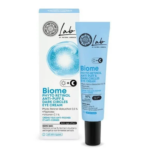 NATURA SIBERICA Lab Biome Phyto Retinol Cremă de ochi împotriva cearcănelor și cercurilor negre 30ml — preț și oferte