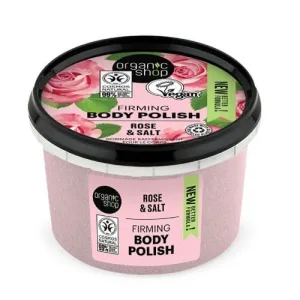 ORGANIC SHOP Scrub Exfoliant de corp cu trandafir și sare 250ml