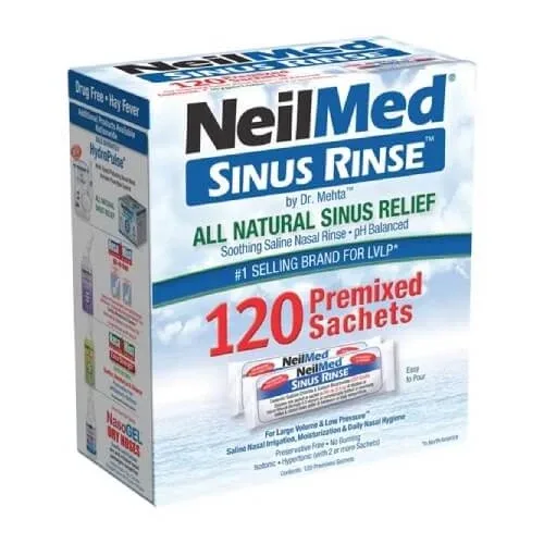 NEILMED Sinus Rinse Piese de schimb 120 pliculețe — preț și oferte